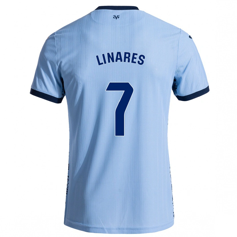 DanxenメンズMario Linares#7スカイブルーアウェイシャツ2024/25ジャージーユニフォーム
