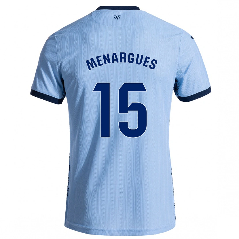 DanxenメンズJoseda Menargues#15スカイブルーアウェイシャツ2024/25ジャージーユニフォーム