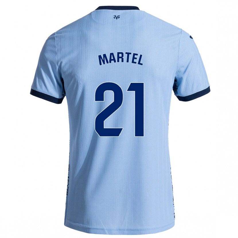DanxenメンズKevin Martel#21スカイブルーアウェイシャツ2024/25ジャージーユニフォーム