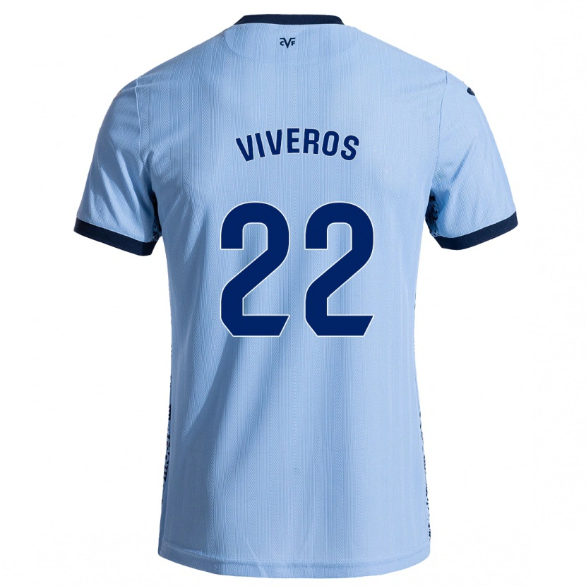 DanxenメンズFacundo Viveros#22スカイブルーアウェイシャツ2024/25ジャージーユニフォーム