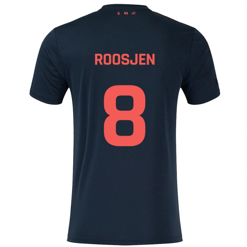 DanxenメンズJudith Roosjen#8黒 赤アウェイシャツ2024/25ジャージーユニフォーム