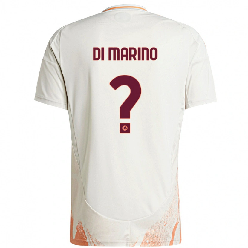DanxenメンズBaldo Di Marino#0クリーム ホワイト オレンジアウェイシャツ2024/25ジャージーユニフォーム