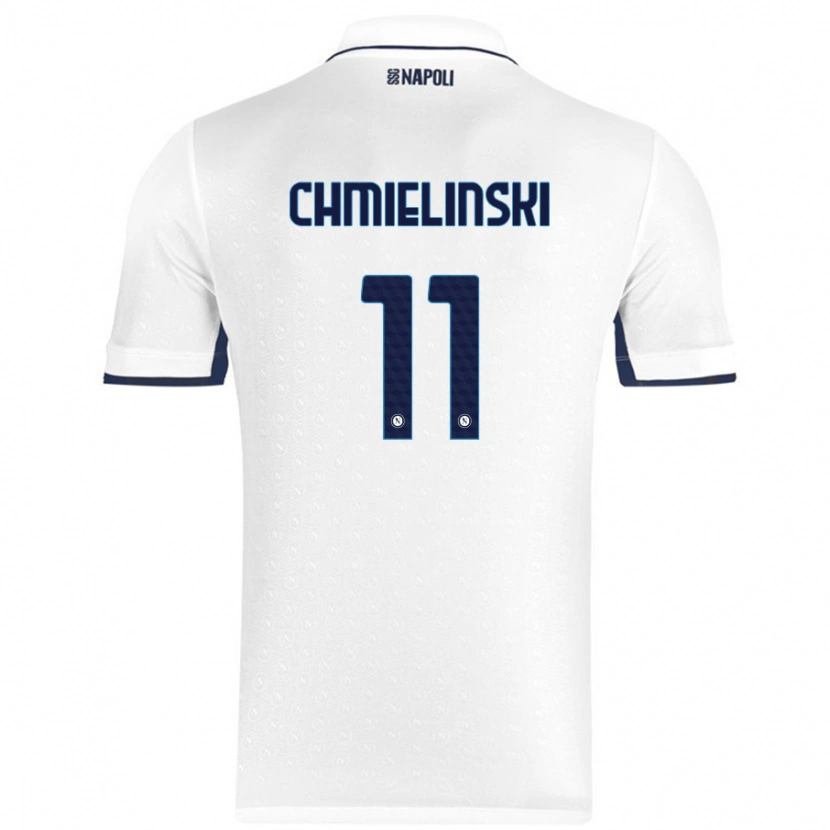 DanxenメンズGina Chmielinski#11ホワイト ロイヤルブルーアウェイシャツ2024/25ジャージーユニフォーム