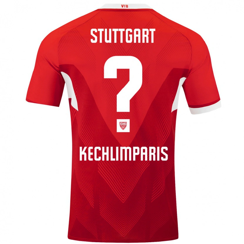 DanxenメンズIoannis Kechlimparis#0赤 白アウェイシャツ2024/25ジャージーユニフォーム