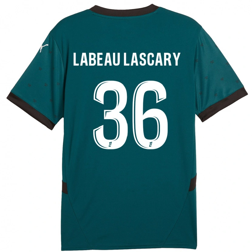 DanxenメンズRémy Labeau Lascary#36ダークグリーンアウェイシャツ2024/25ジャージーユニフォーム