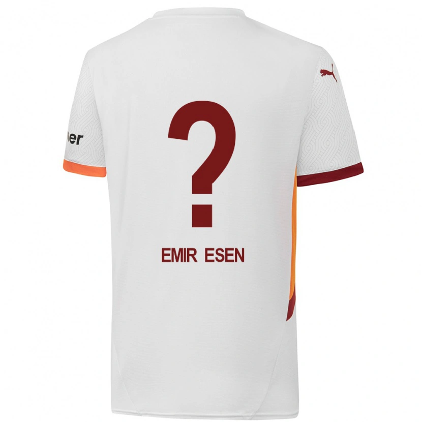 DanxenメンズAli Emir Esen#0白 黄 赤アウェイシャツ2024/25ジャージーユニフォーム