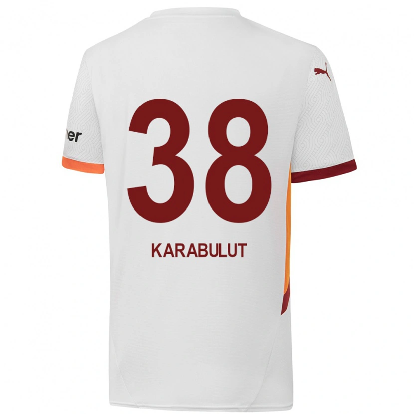DanxenメンズArzu Karabulut#38白 黄 赤アウェイシャツ2024/25ジャージーユニフォーム