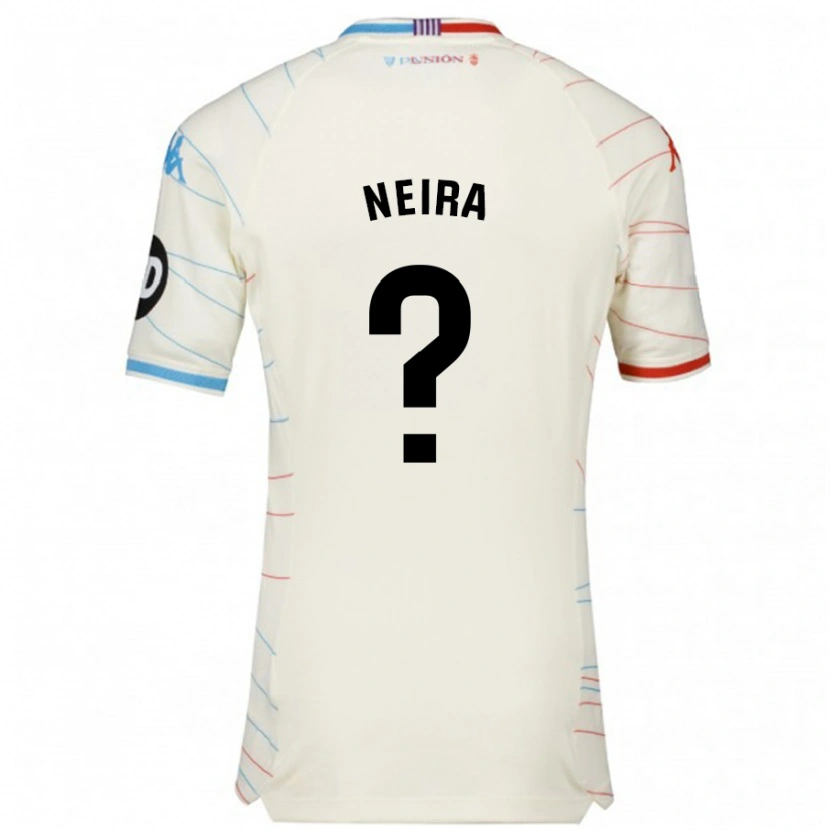 DanxenメンズSergio Neira#0白 赤 青アウェイシャツ2024/25ジャージーユニフォーム
