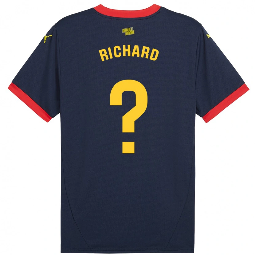 DanxenメンズRichard Martínez#0ネイビーレッドアウェイシャツ2024/25ジャージーユニフォーム