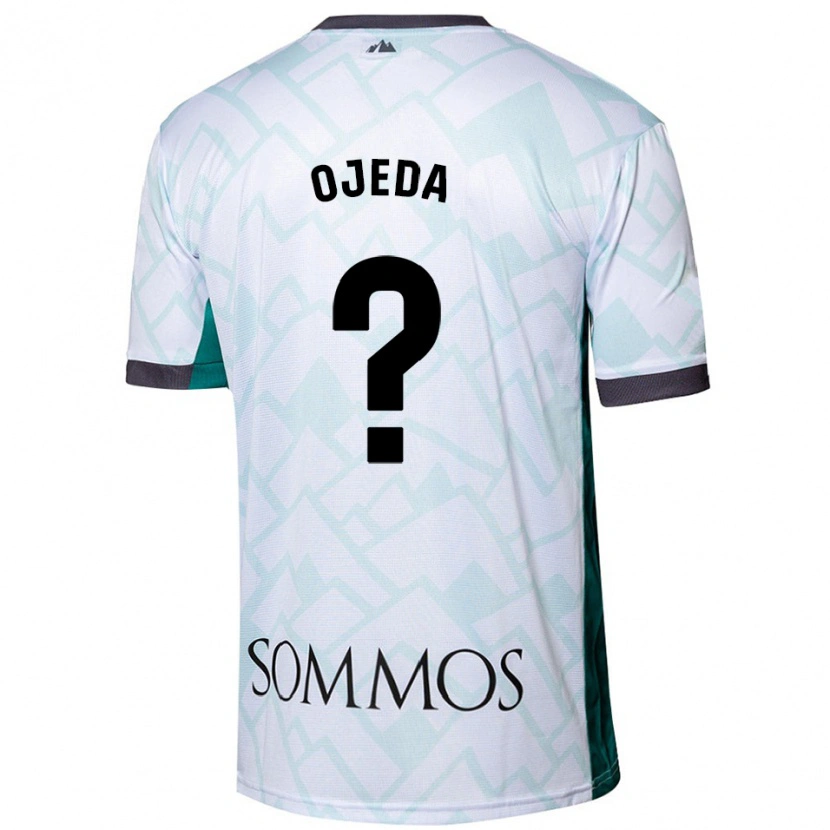 DanxenメンズRaúl Ojeda#0白緑アウェイシャツ2024/25ジャージーユニフォーム