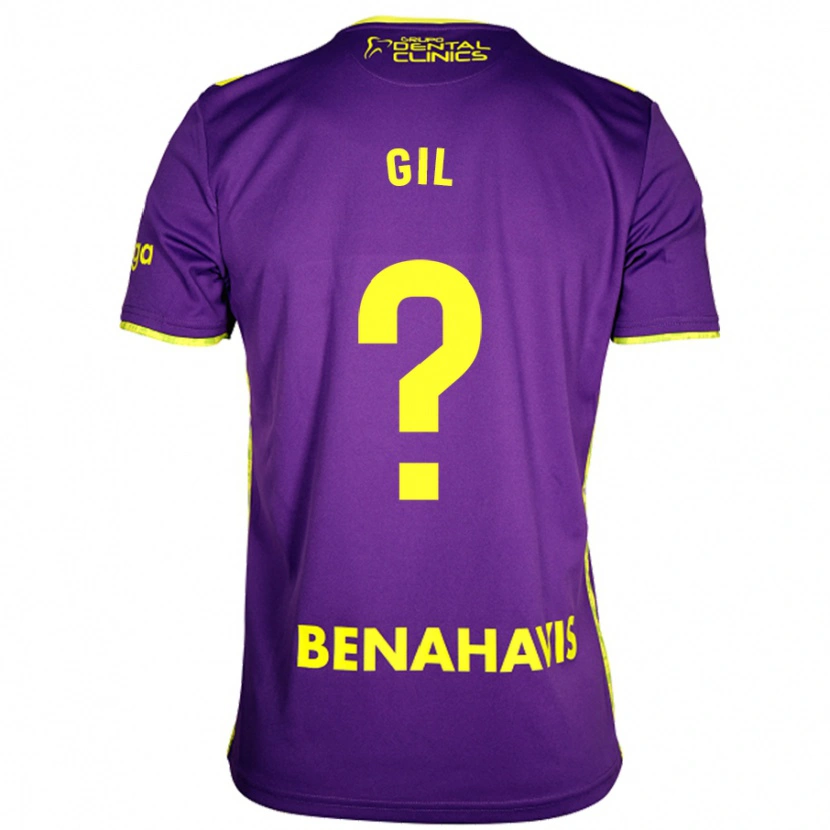 DanxenメンズJosé Gil#0紫黄アウェイシャツ2024/25ジャージーユニフォーム