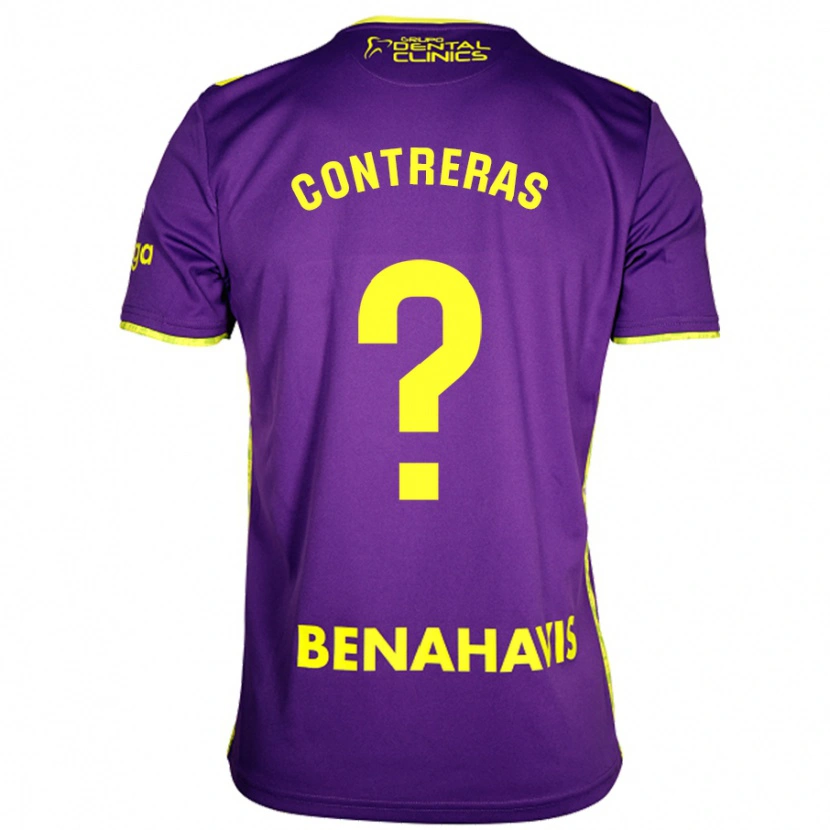DanxenメンズAle Contreras#0紫黄アウェイシャツ2024/25ジャージーユニフォーム