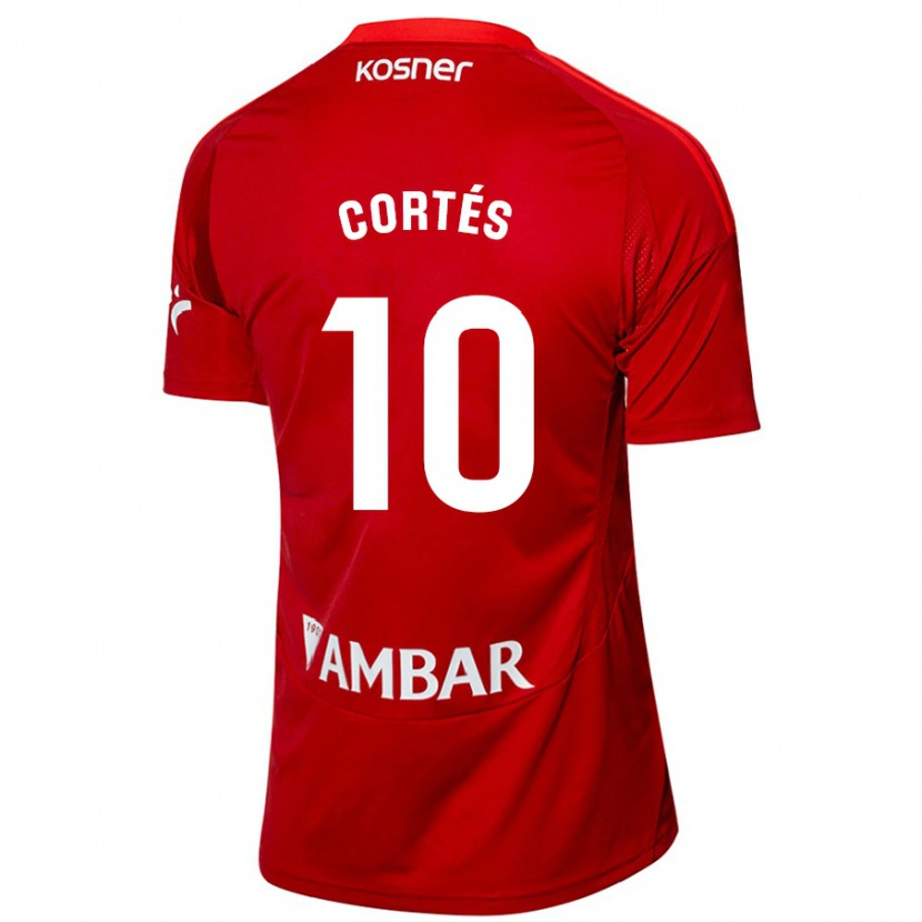 DanxenメンズPablo Cortés#10ホワイト ブルーアウェイシャツ2024/25ジャージーユニフォーム