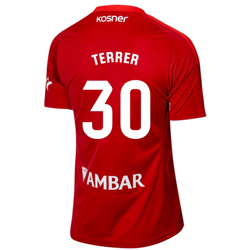 DanxenメンズLucas Terrer#30ホワイト ブルーアウェイシャツ2024/25ジャージーユニフォーム