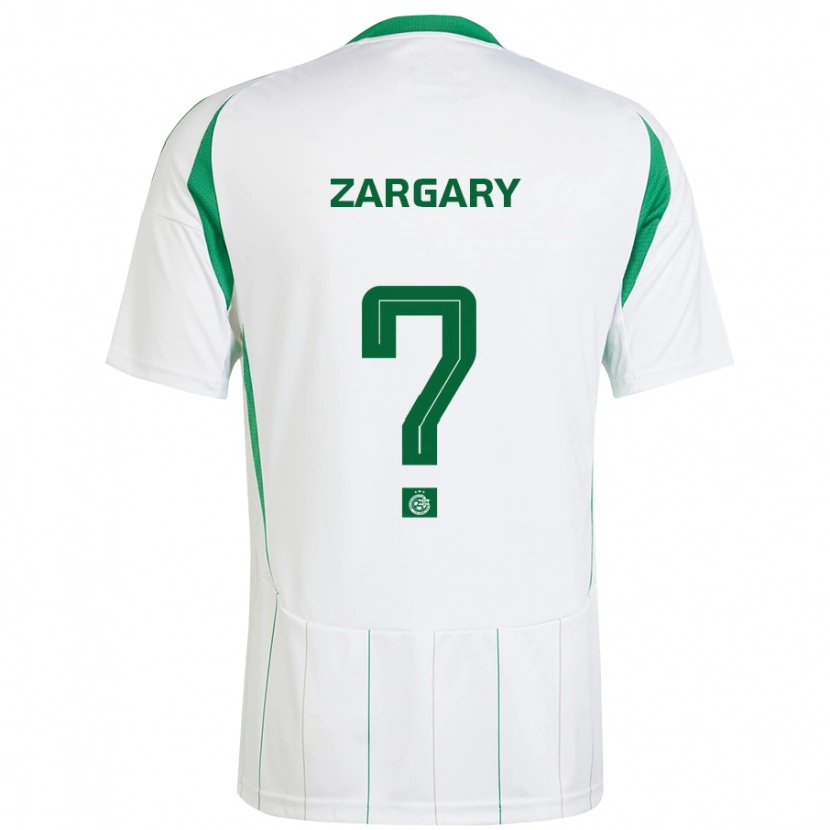 DanxenメンズAviel Zargary#0白緑アウェイシャツ2024/25ジャージーユニフォーム