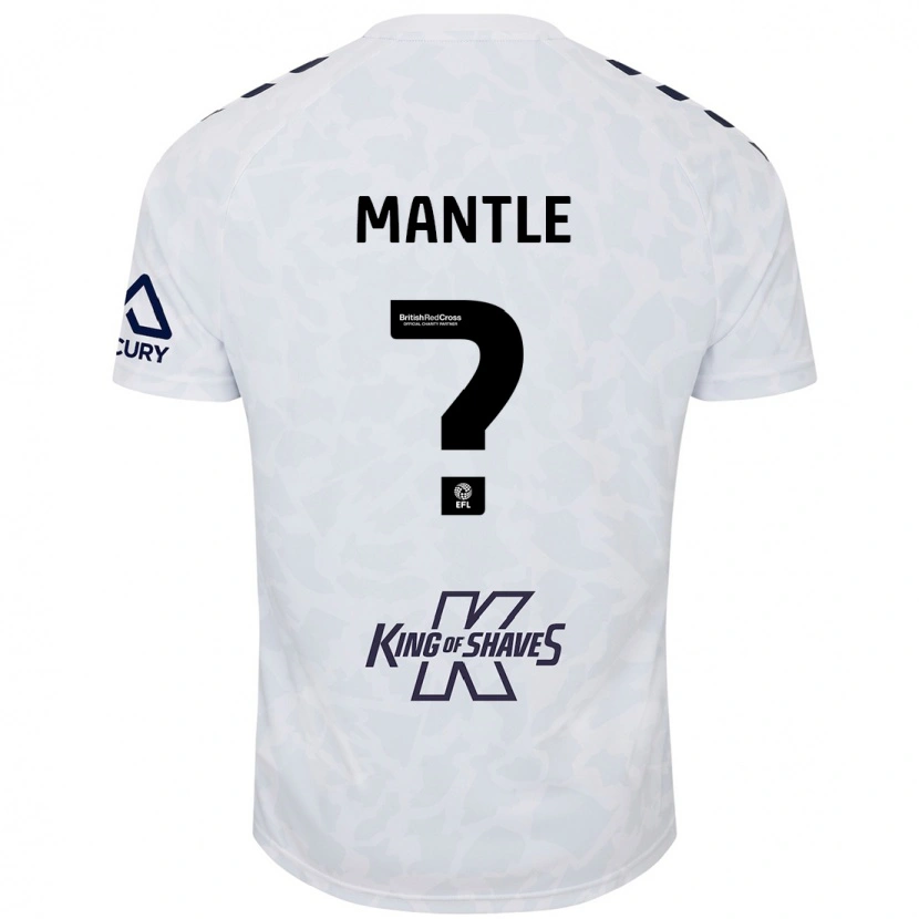 DanxenメンズDavid Mantle#0白アウェイシャツ2024/25ジャージーユニフォーム