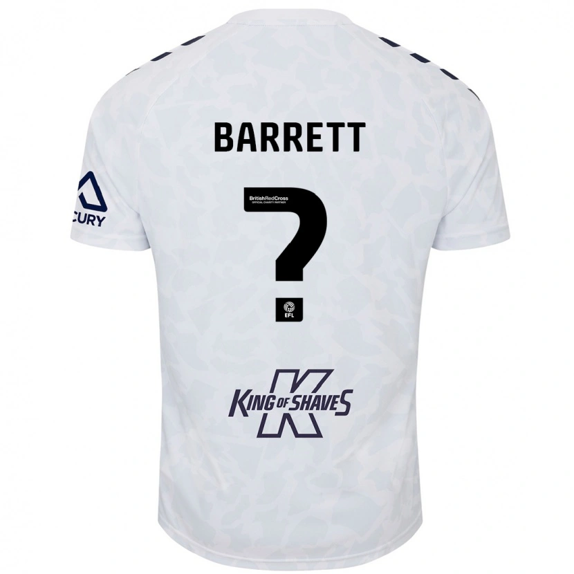 DanxenメンズMarlow Barrett#0白アウェイシャツ2024/25ジャージーユニフォーム