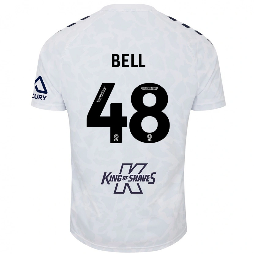 DanxenメンズLuke Bell#48白アウェイシャツ2024/25ジャージーユニフォーム