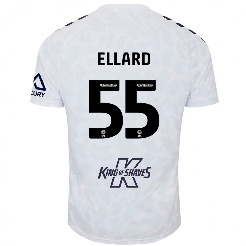 DanxenメンズAston Ellard#55白アウェイシャツ2024/25ジャージーユニフォーム