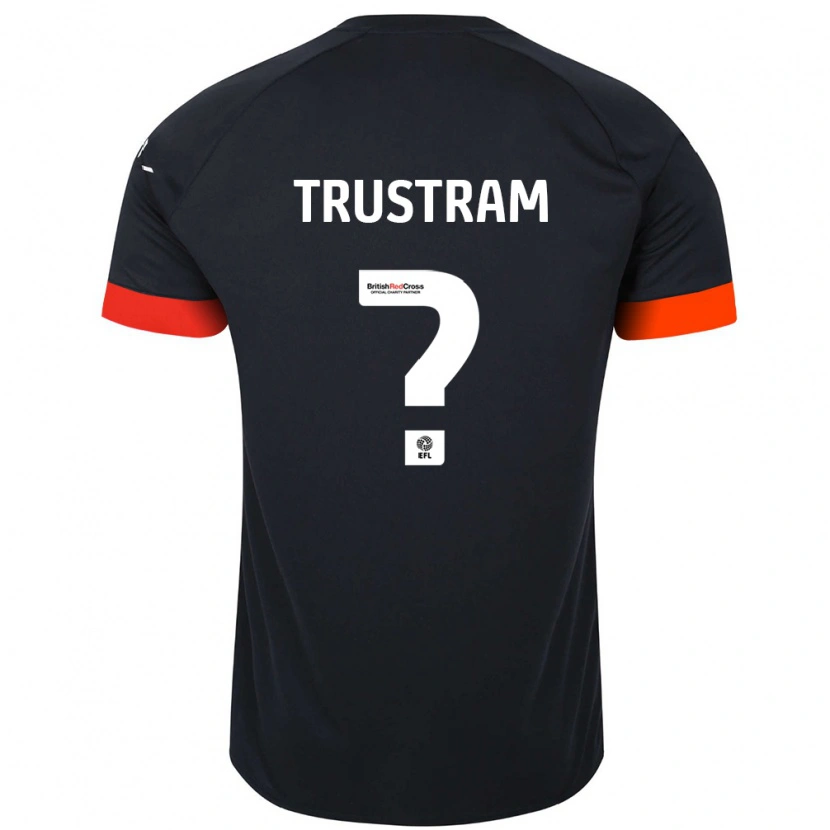 DanxenメンズCharlie Trustram#0黒 オレンジアウェイシャツ2024/25ジャージーユニフォーム