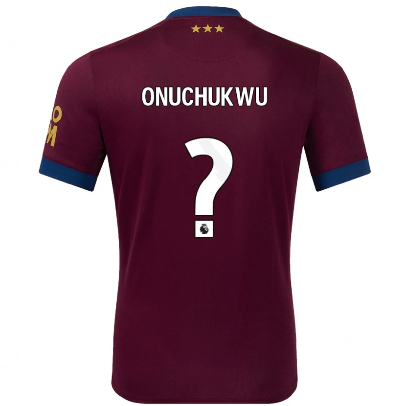 DanxenメンズAbube Onuchukwu#0ブラウンアウェイシャツ2024/25ジャージーユニフォーム