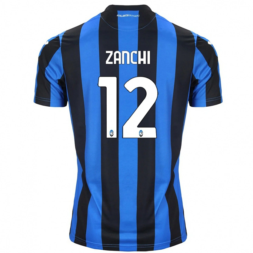 DanxenレディースEdoardo Zanchi#12青黒ホームシャツ2024/25ジャージーユニフォーム