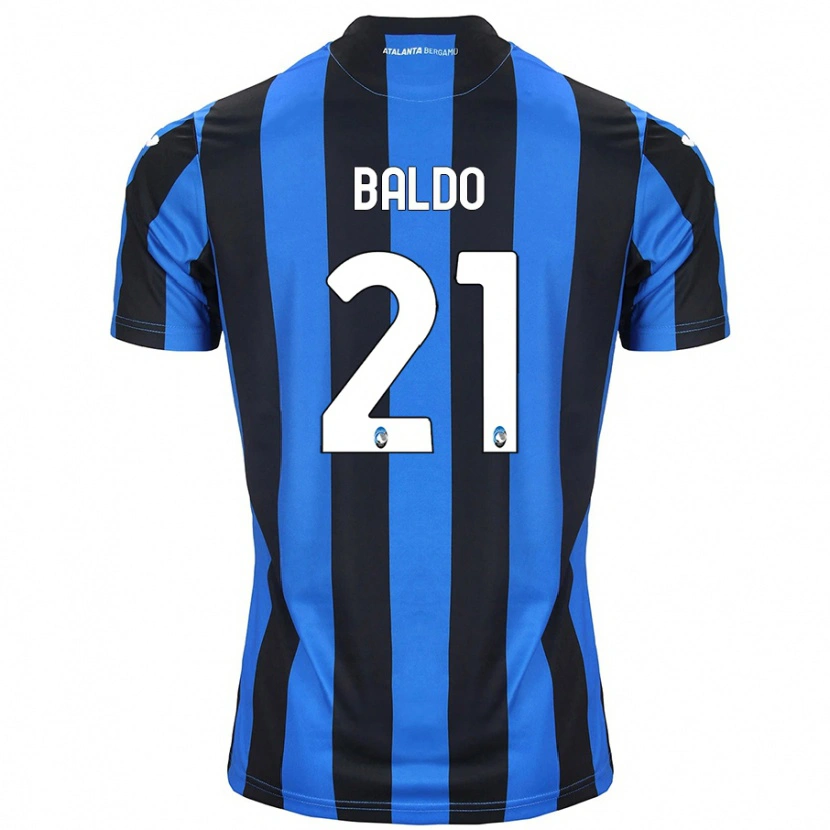 DanxenレディースNicolò Baldo#21青黒ホームシャツ2024/25ジャージーユニフォーム