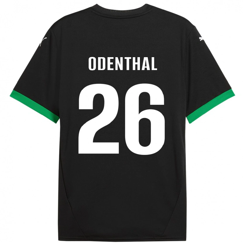 DanxenレディースCas Odenthal#26黒 ダークグリーンホームシャツ2024/25ジャージーユニフォーム