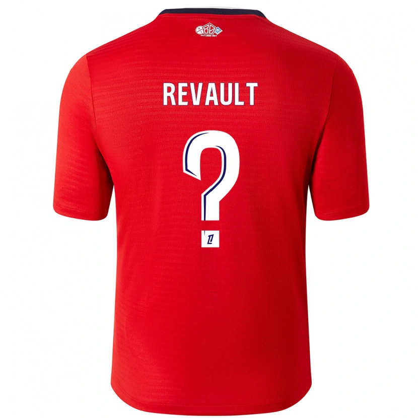 DanxenレディースJoris Revault#0赤 白ホームシャツ2024/25ジャージーユニフォーム