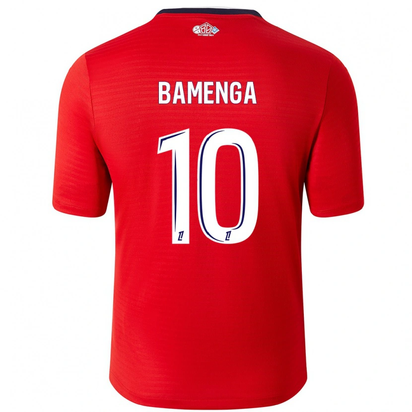 DanxenレディースNaomie Bamenga#10赤 白ホームシャツ2024/25ジャージーユニフォーム