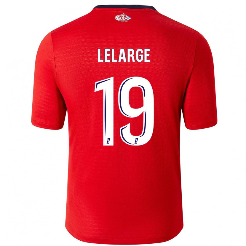 DanxenレディースClaire Lelarge#19赤 白ホームシャツ2024/25ジャージーユニフォーム