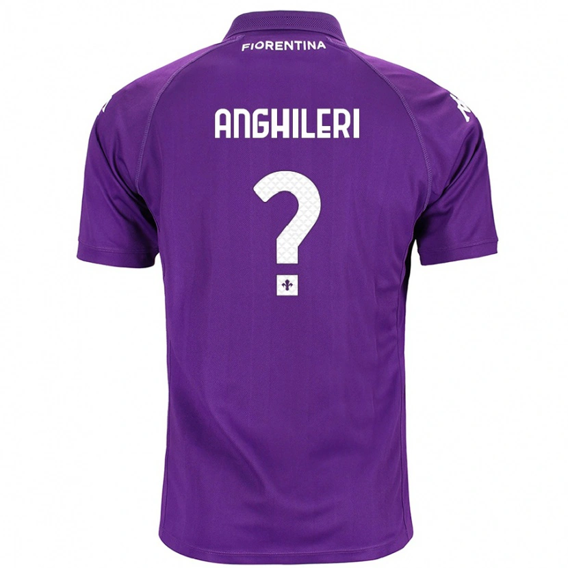 DanxenレディースGiulio Anghileri#0紫ホームシャツ2024/25ジャージーユニフォーム