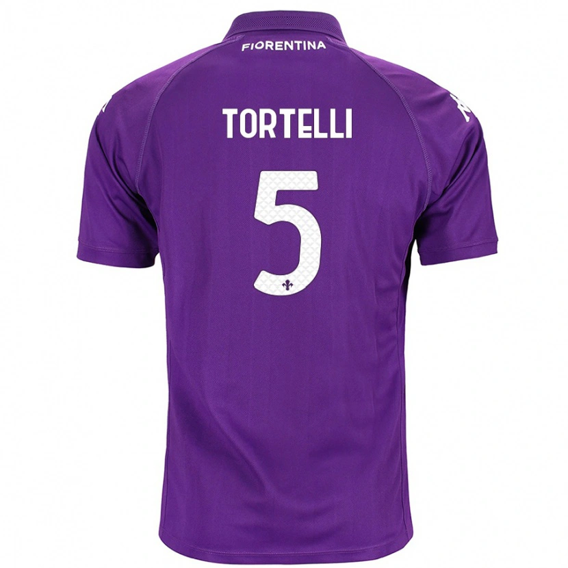 DanxenレディースAlice Tortelli#5紫ホームシャツ2024/25ジャージーユニフォーム
