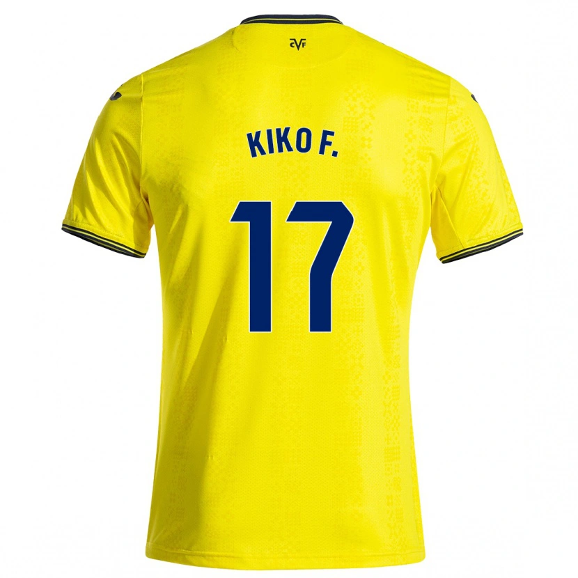Danxenレディースフランシスコ・フェメニア#17黄 黒ホームシャツ2024/25ジャージーユニフォーム