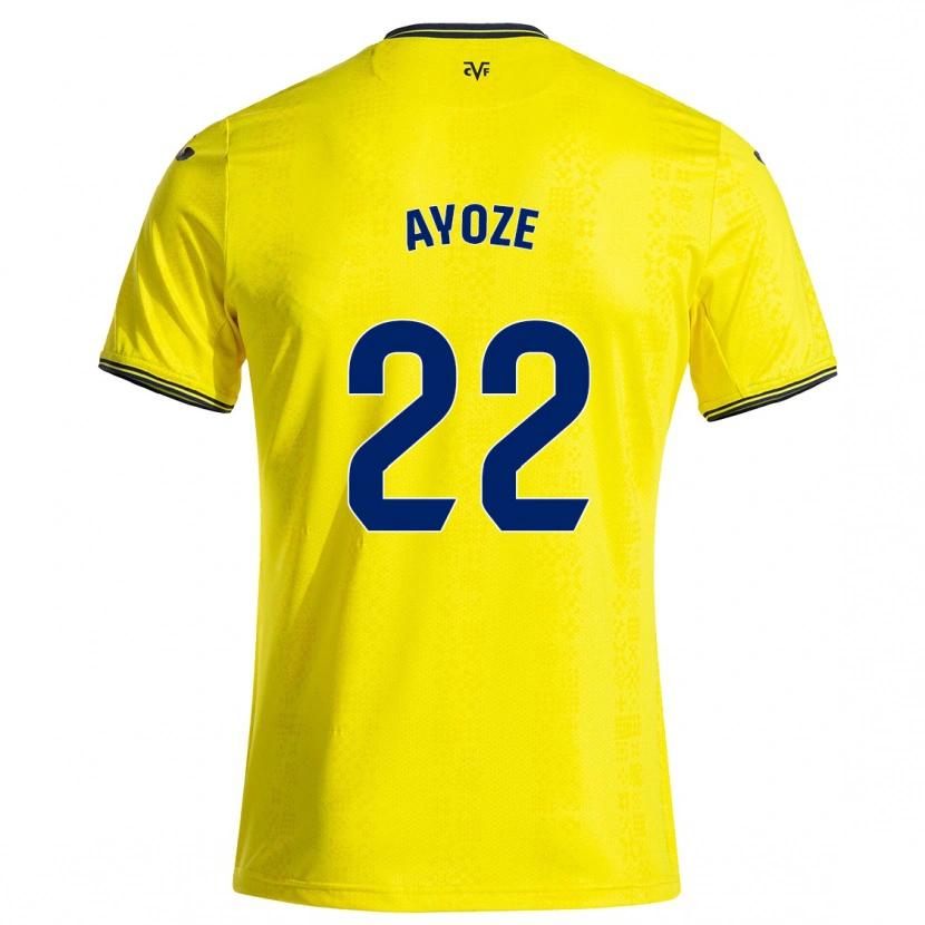 Danxenレディースアジョセ・ペレス#22黄 黒ホームシャツ2024/25ジャージーユニフォーム
