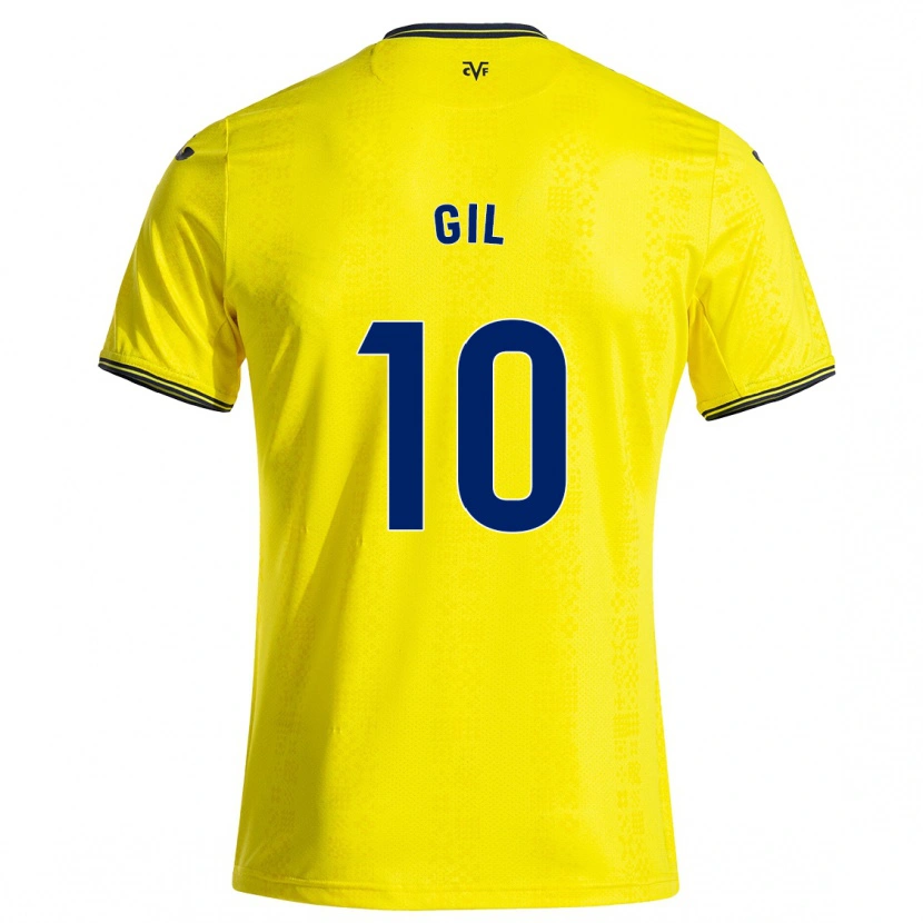 DanxenレディースMarkel Gil#10黄 黒ホームシャツ2024/25ジャージーユニフォーム