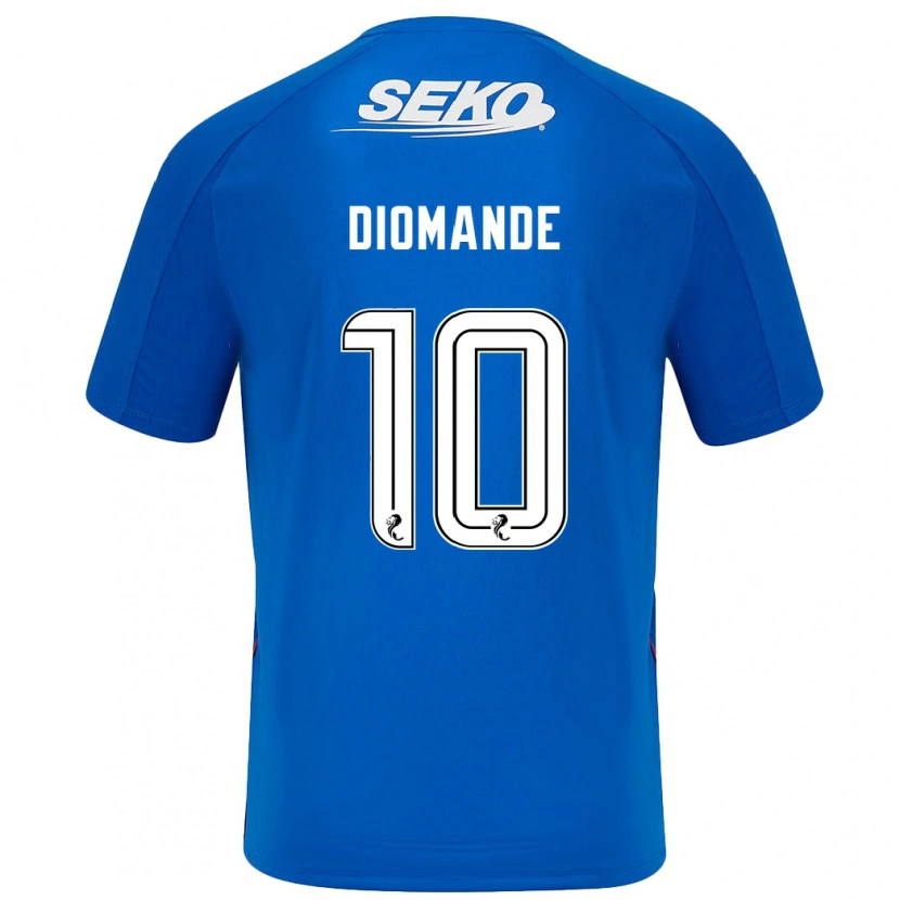 Danxenレディースモハメド・ディオマンデ#10ダークブルーホームシャツ2024/25ジャージーユニフォーム