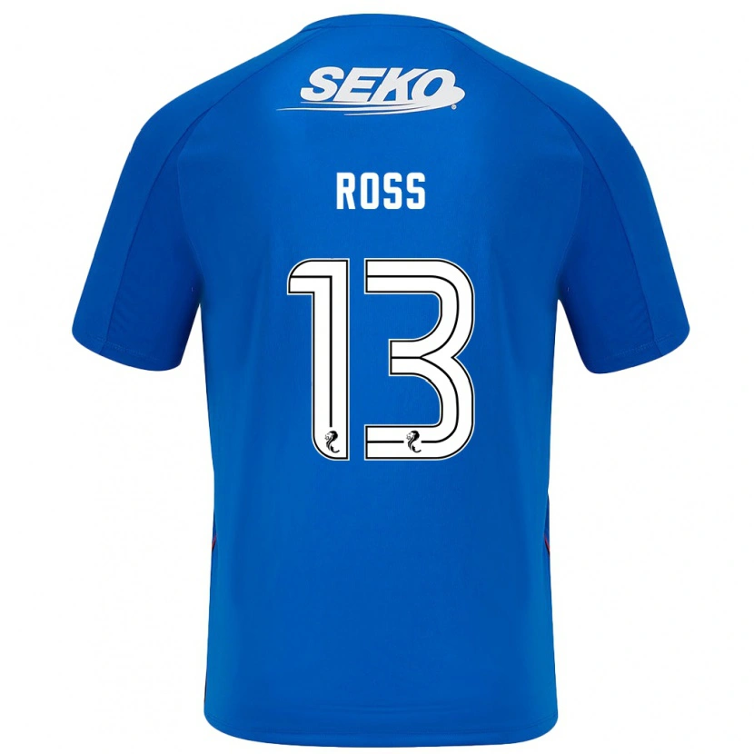 DanxenレディースJane Ross#13ダークブルーホームシャツ2024/25ジャージーユニフォーム