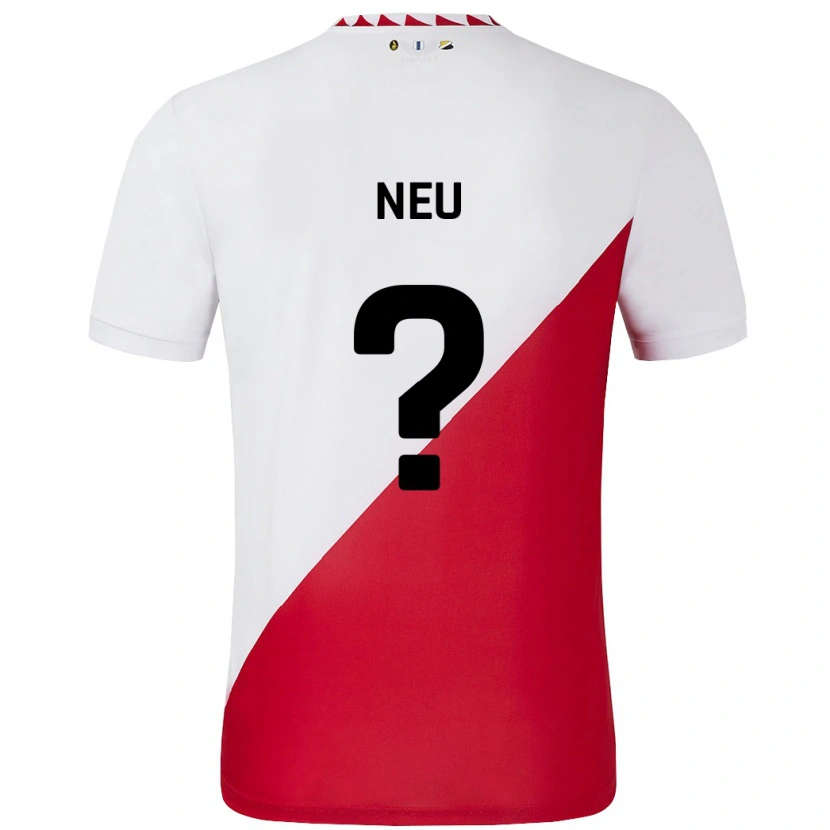 DanxenレディースLuca Neu#0白 赤ホームシャツ2024/25ジャージーユニフォーム