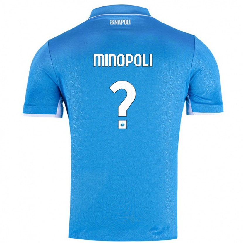 DanxenレディースFrancesco Minopoli#0スカイブルーホームシャツ2024/25ジャージーユニフォーム