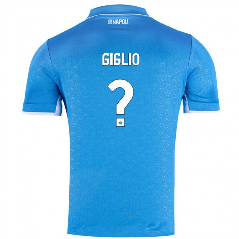 DanxenレディースAngelo Giglio#0スカイブルーホームシャツ2024/25ジャージーユニフォーム