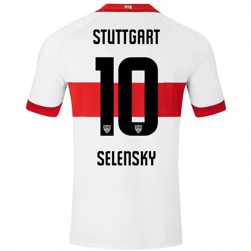 DanxenレディースAnja Selensky#10白 赤ホームシャツ2024/25ジャージーユニフォーム