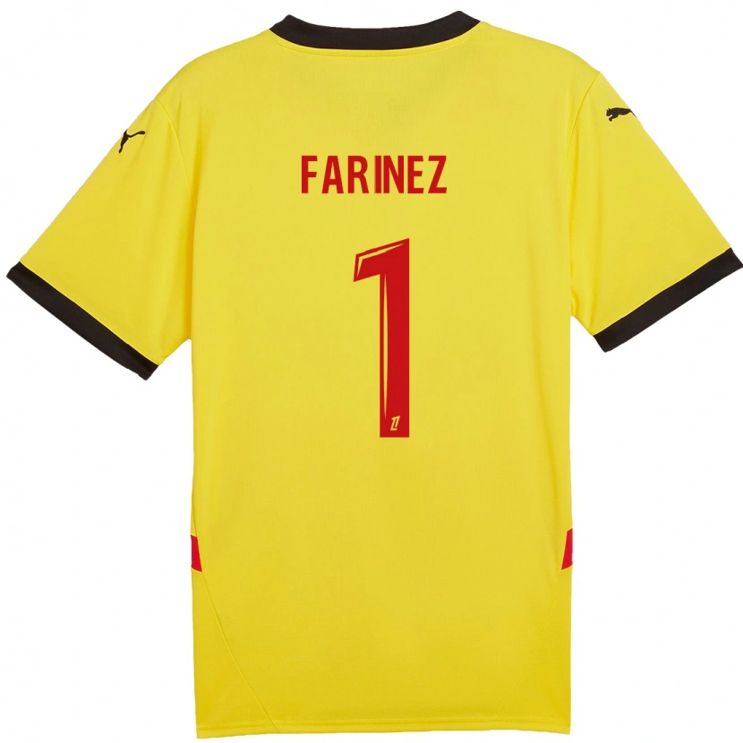 Danxenレディースウイケル・ファリニェス#1黄 赤ホームシャツ2024/25ジャージーユニフォーム