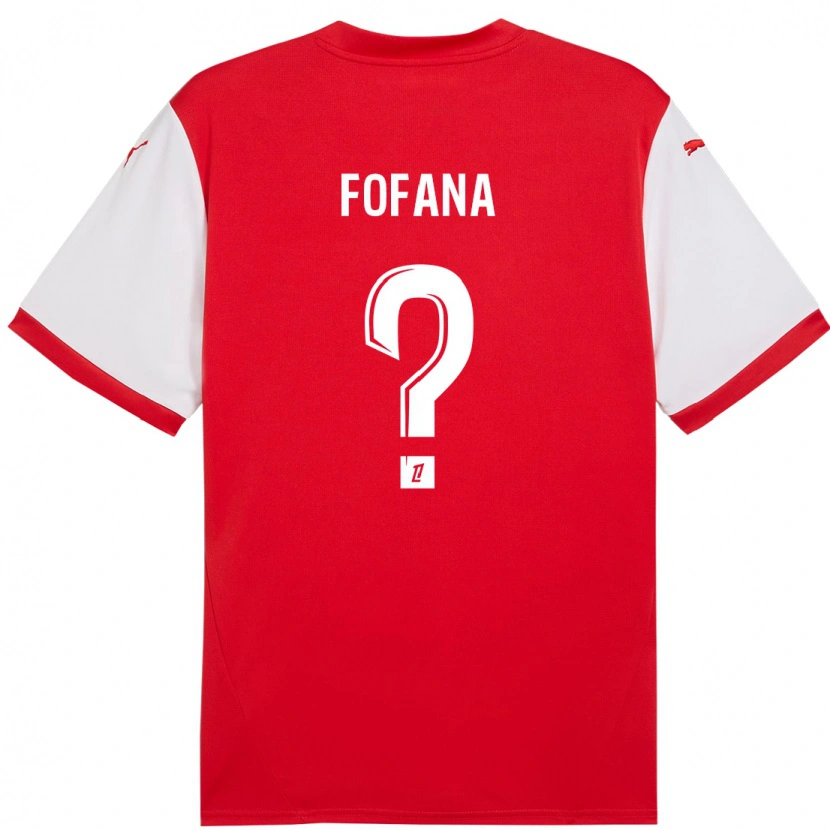 DanxenレディースYaya Fofana#0赤 白ホームシャツ2024/25ジャージーユニフォーム