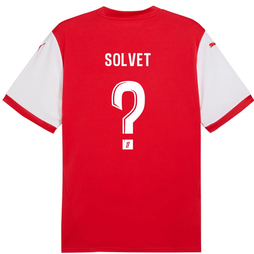 DanxenレディースAnddrys Solvet#0赤 白ホームシャツ2024/25ジャージーユニフォーム