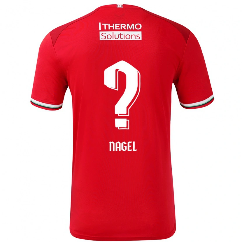 DanxenレディースBenjamin Nagel#0赤 白ホームシャツ2024/25ジャージーユニフォーム