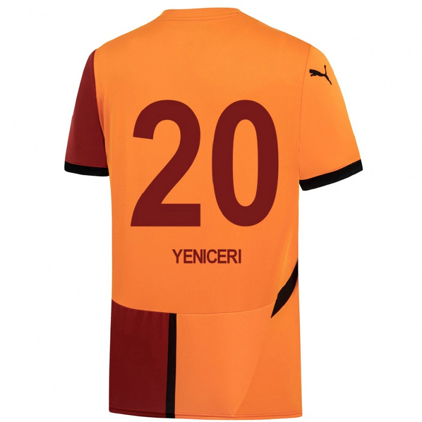 Danxenレディースベルナイェニチェリ#20黄 赤ホームシャツ2024/25ジャージーユニフォーム