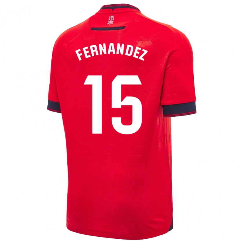 Danxenレディースレイレ・フェルナンデス・サンチェス#15赤 白ホームシャツ2024/25ジャージーユニフォーム