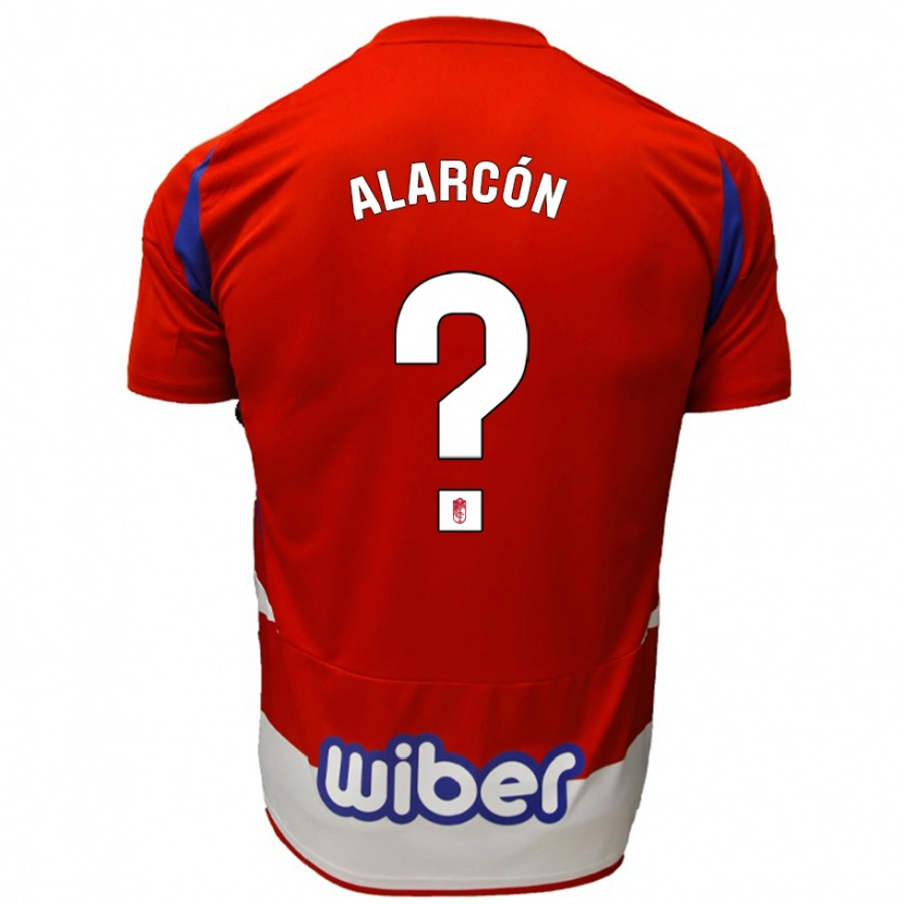 DanxenレディースPedro Alarcón#0赤 白 青ホームシャツ2024/25ジャージーユニフォーム