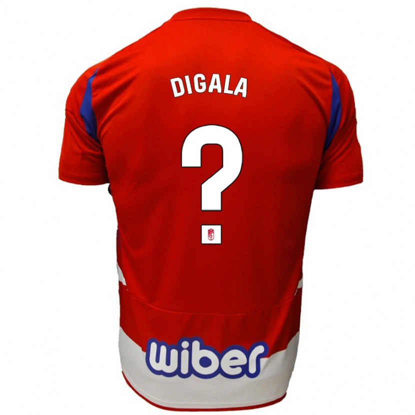 DanxenレディースGonzaldo Digala#0赤 白 青ホームシャツ2024/25ジャージーユニフォーム